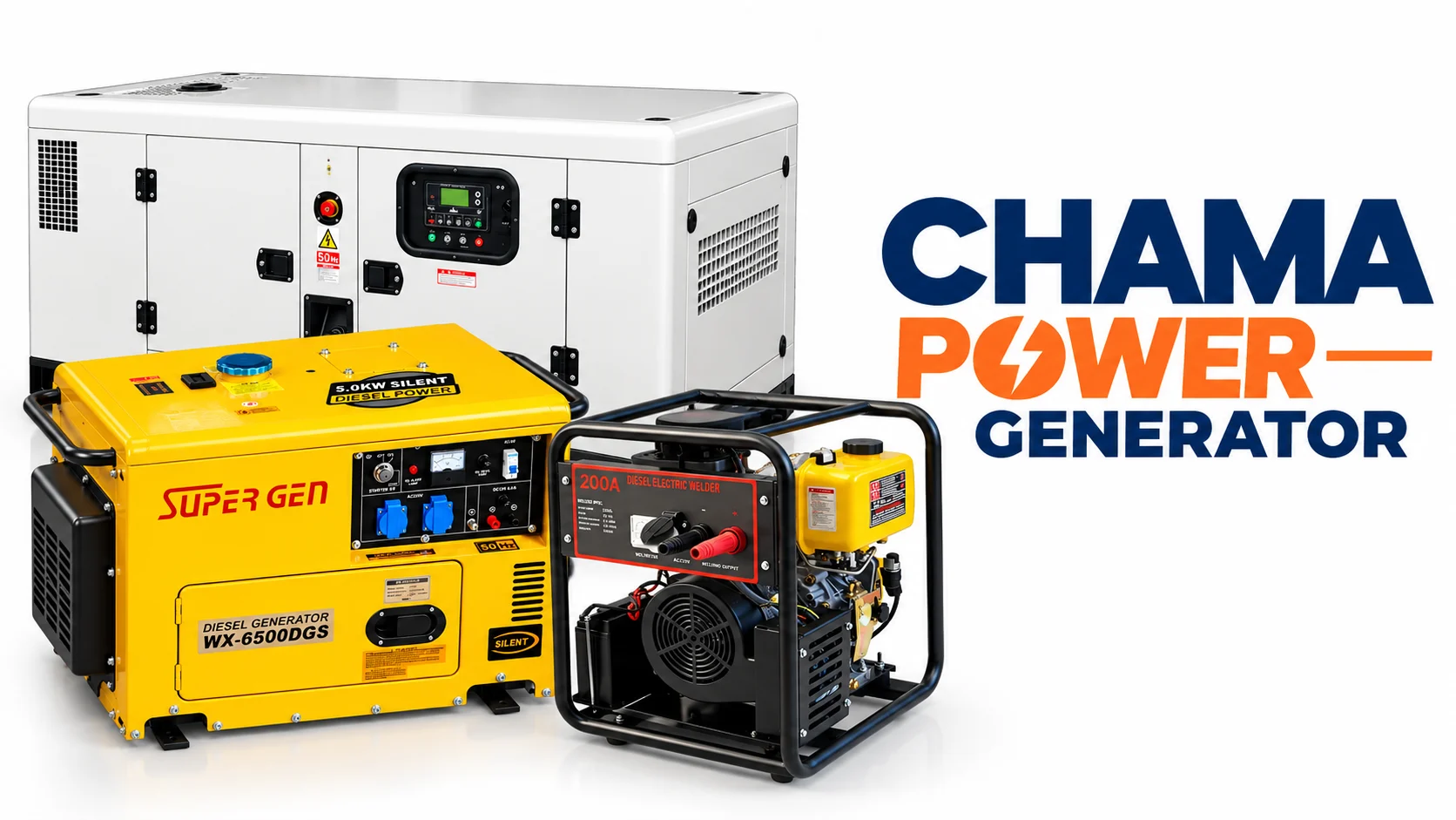 CHAMA Power — diesel generators and welder