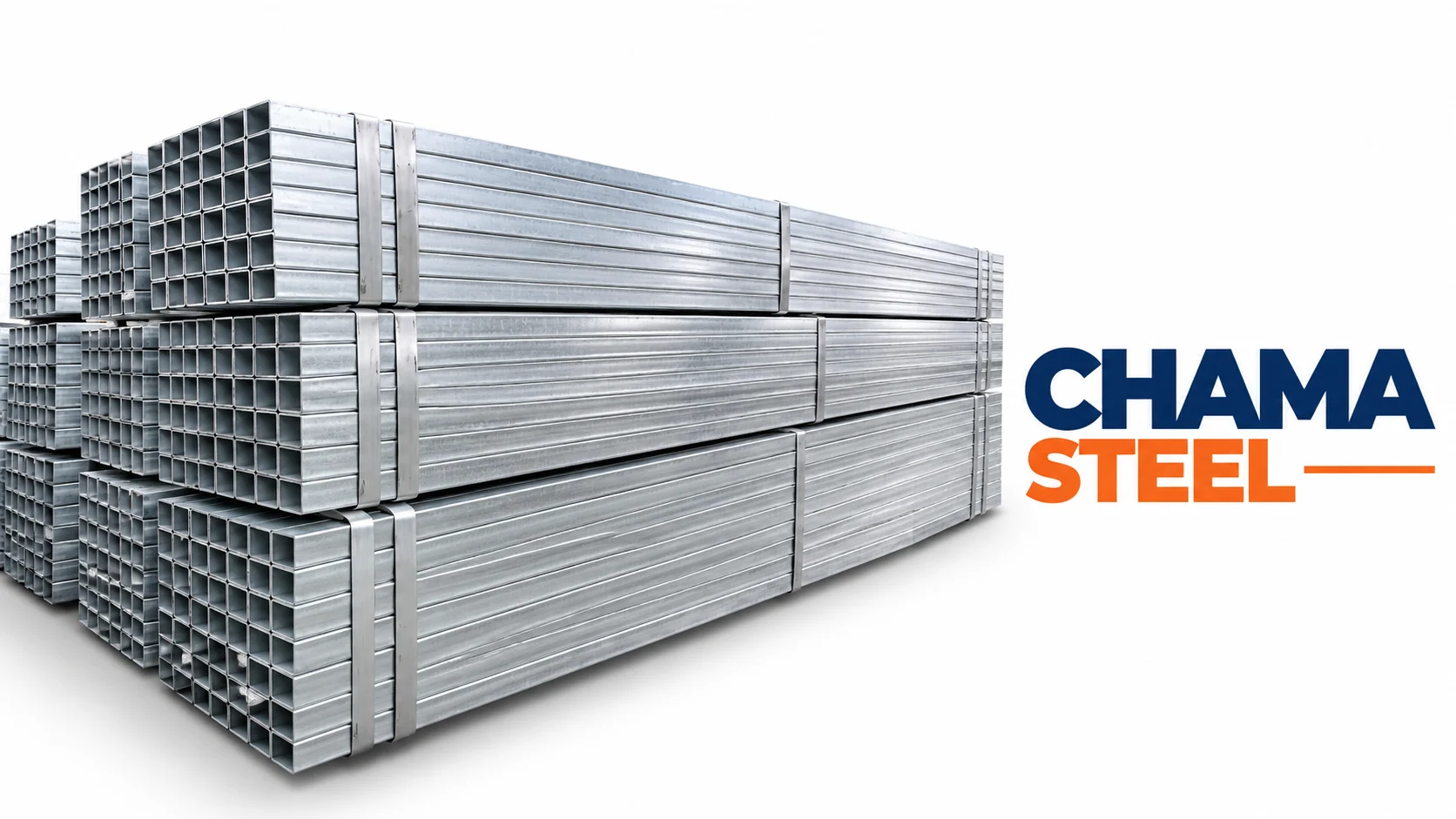 CHAMA Steel — galvanised square tubes